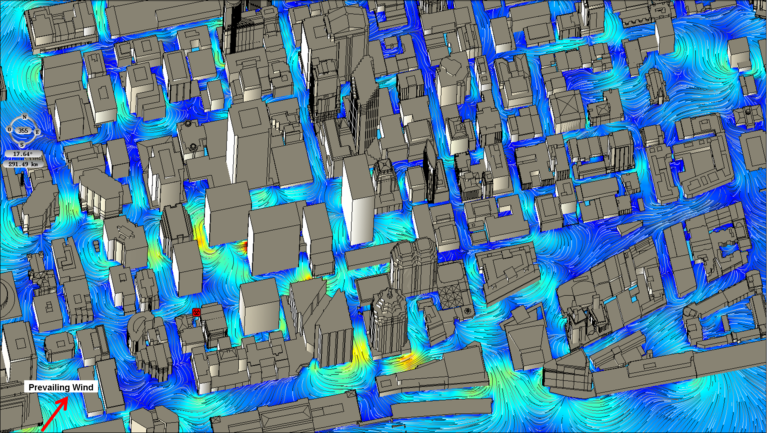 Toronto-Streamlines at ground